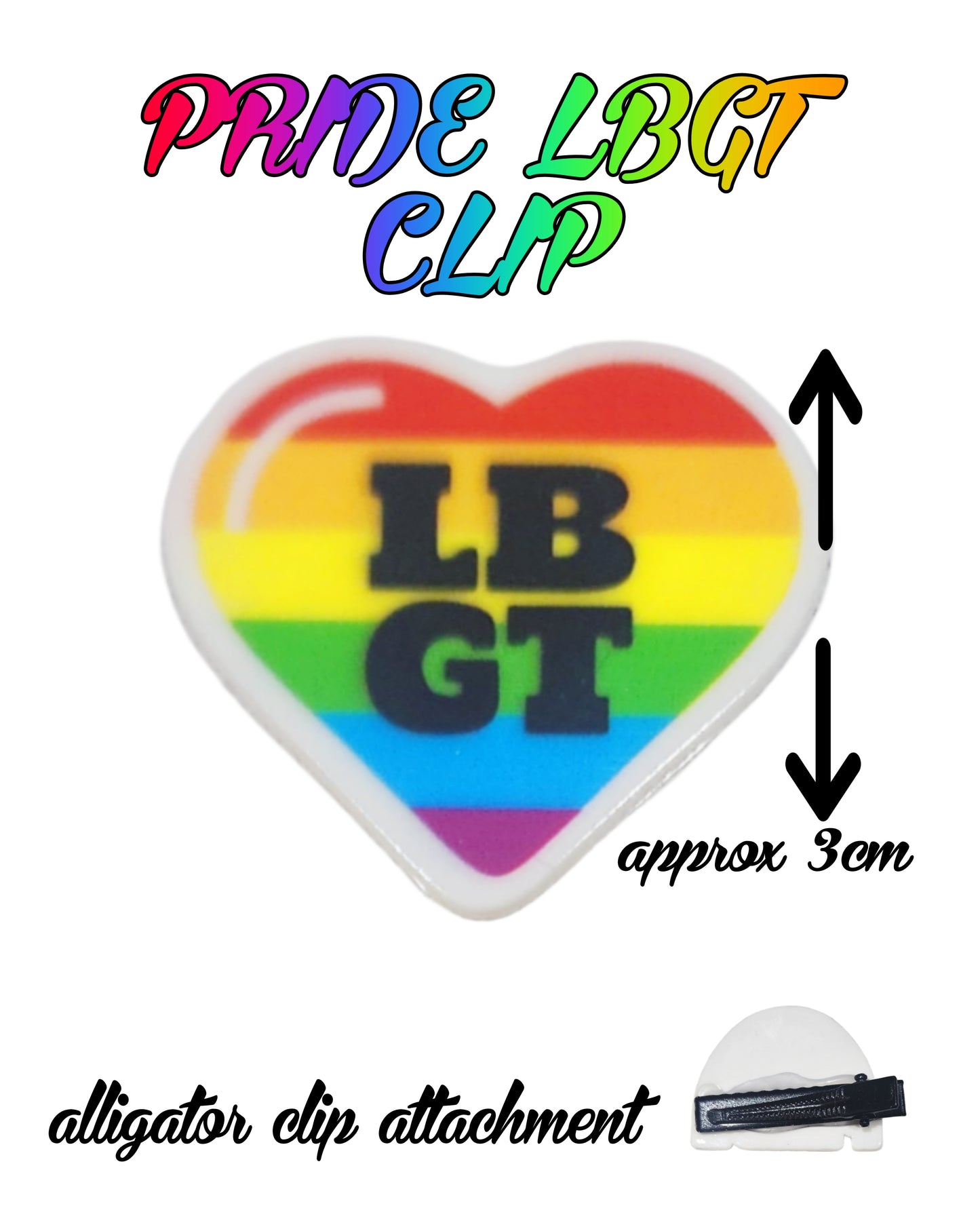 PRIDE BOW CLIPS
