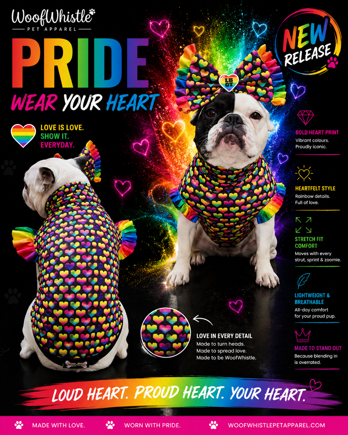 PRIDE PROUD HEART TOP