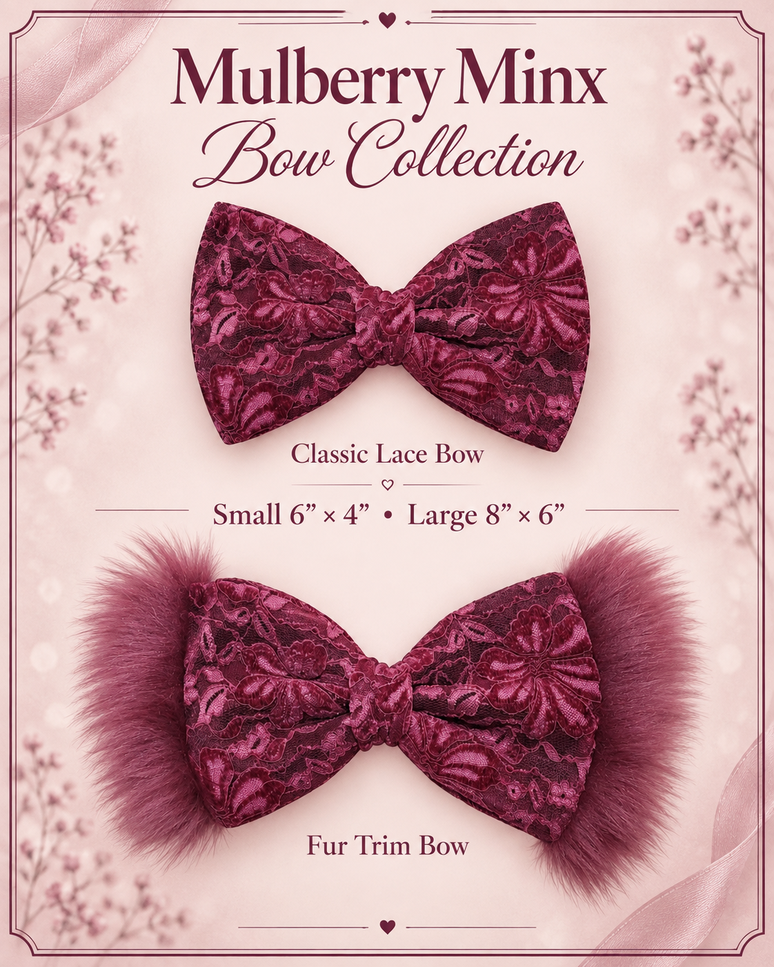 MULBERRY MINX BOWS
