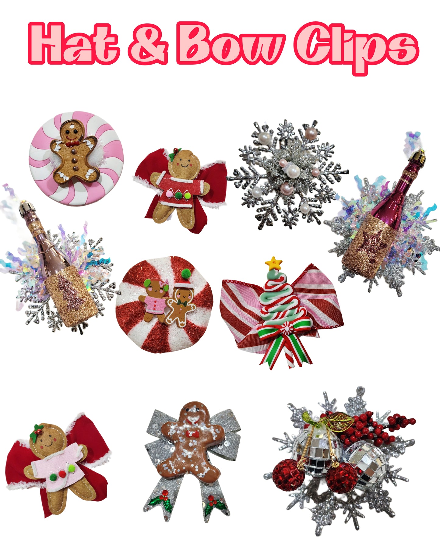 HAT & BOW CLIPS