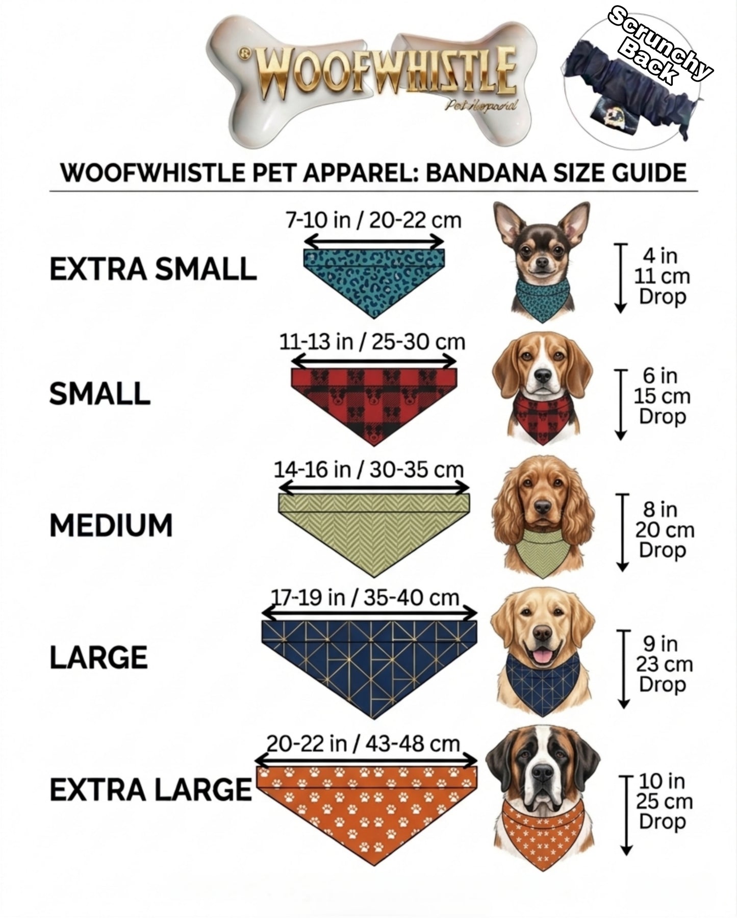 Poppies Reversible Bandana's