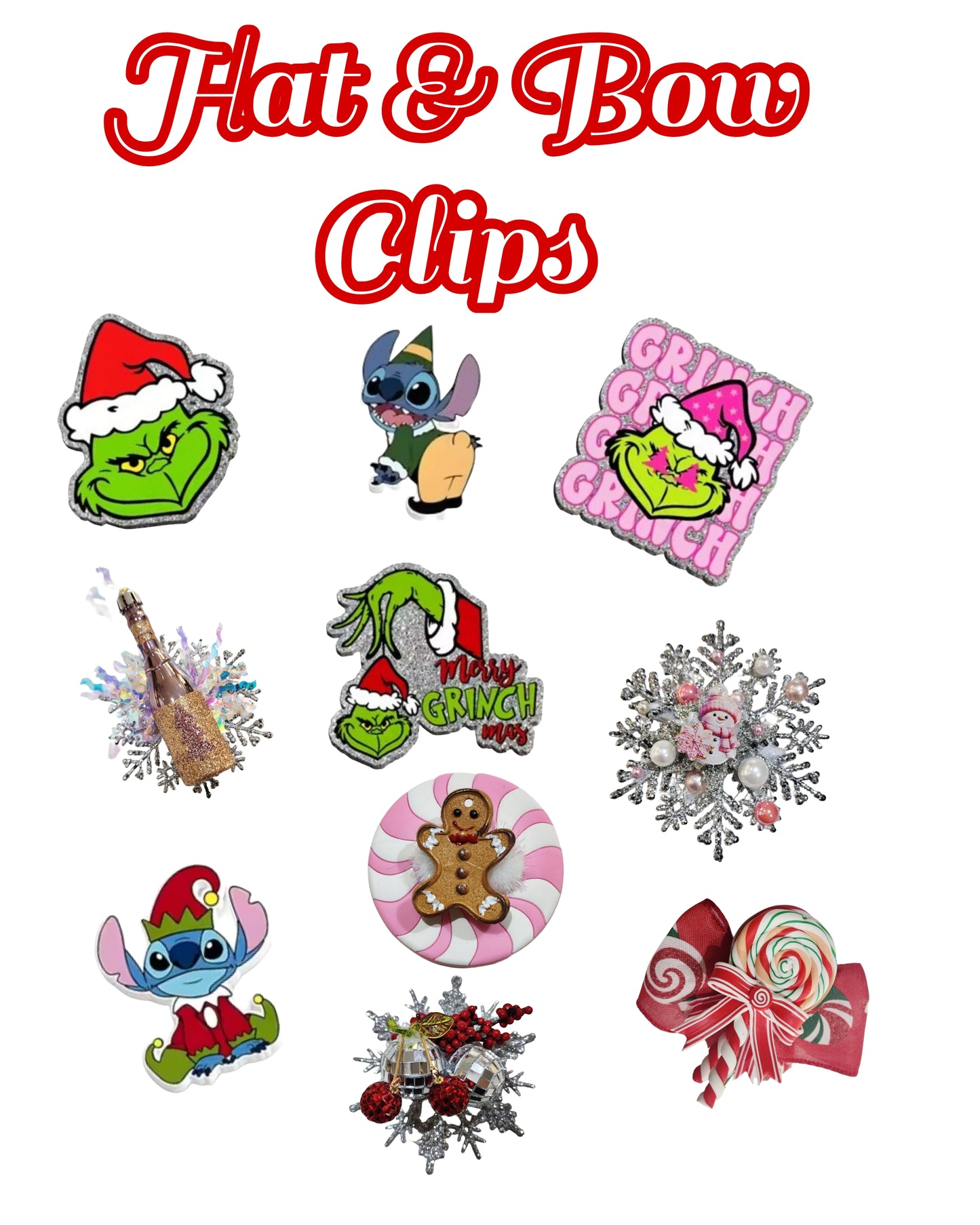 HAT & BOW CLIPS