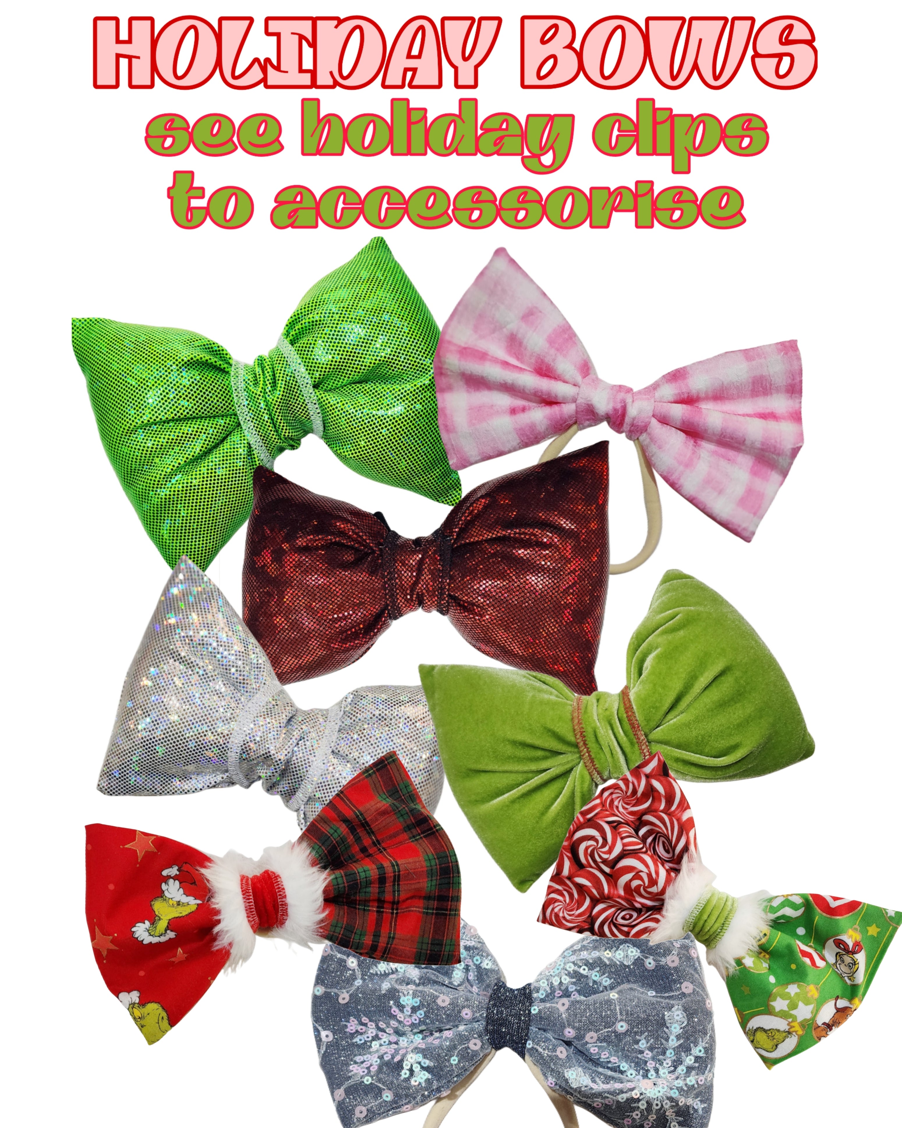 HOLIDAY BOWS