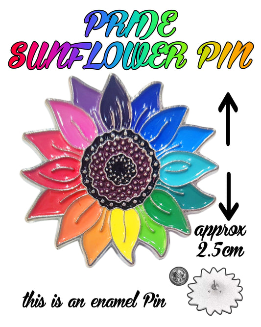PRIDE SUNFLOWER PINS