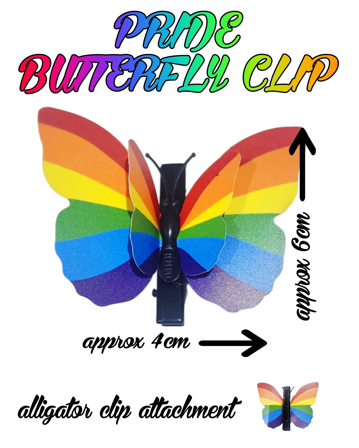 PRIDE BOW CLIPS