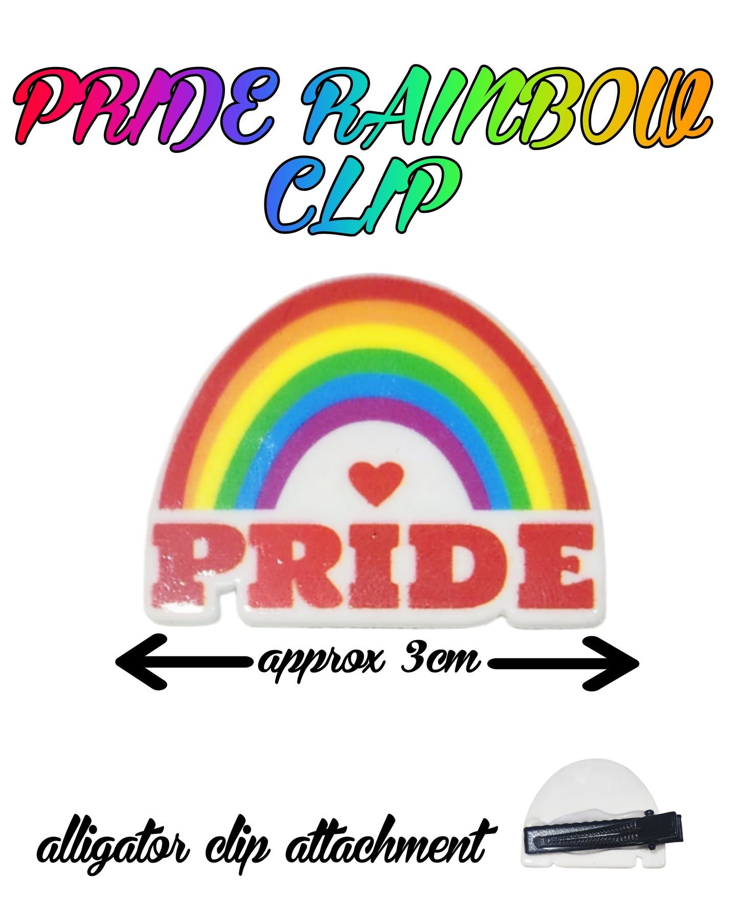 PRIDE BOW CLIPS
