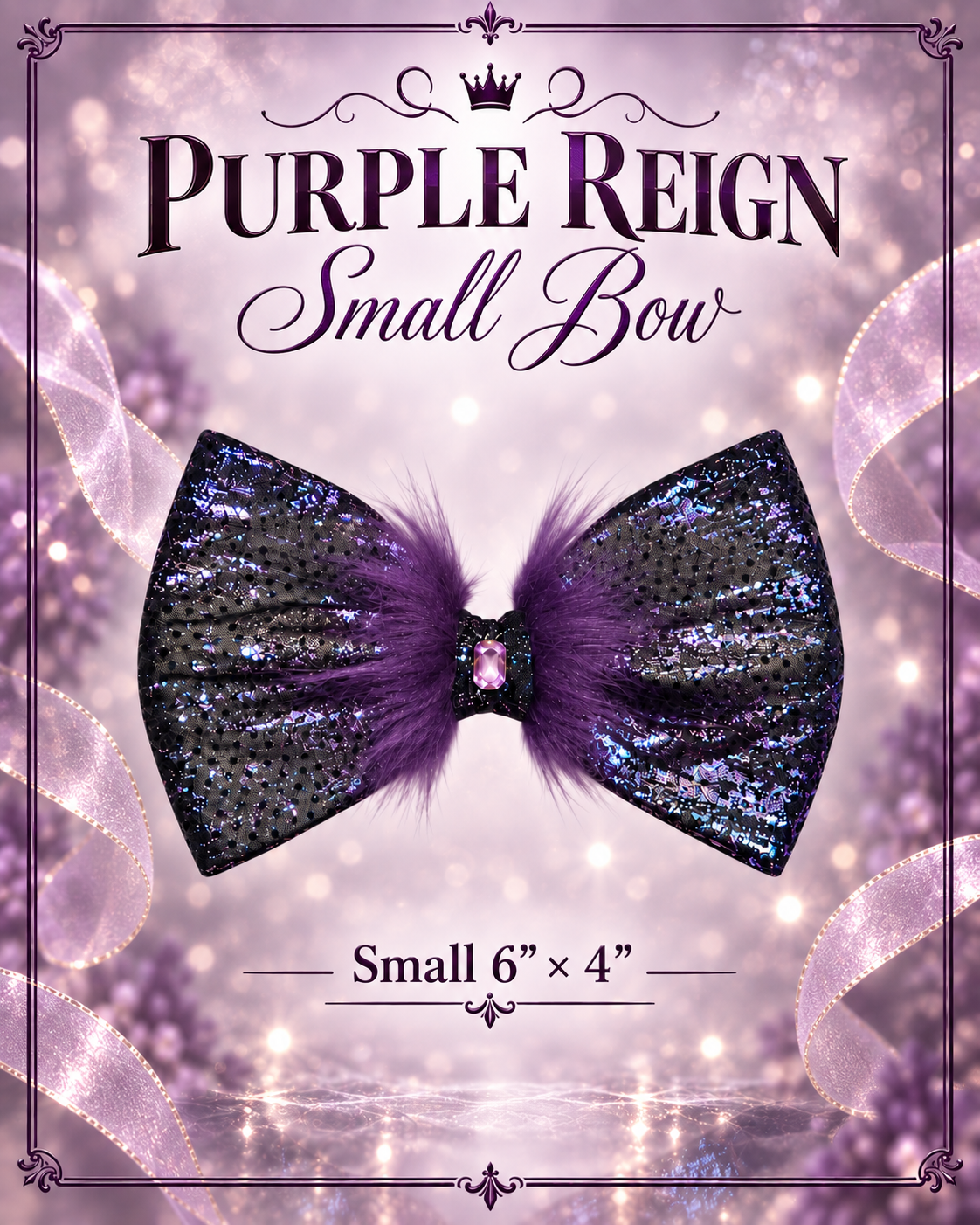 PURPLE REIGN BOWS
