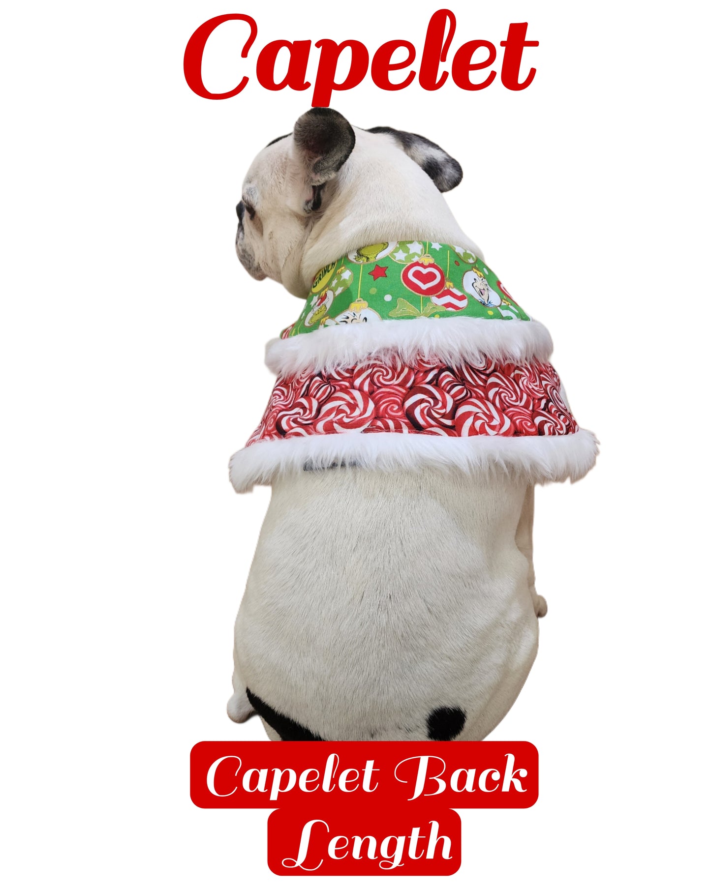 GRINCH GINGHAM, CAPELET OR CLOAK
