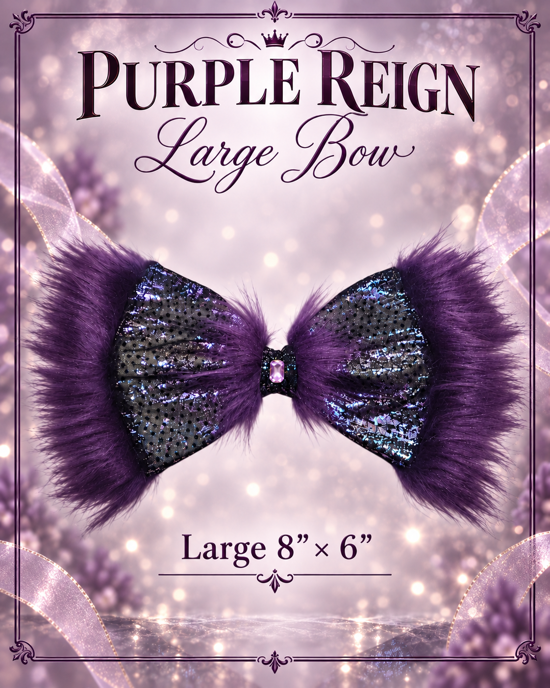 PURPLE REIGN BOWS